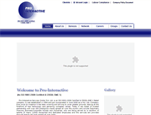 Tablet Screenshot of prointeractive.co.in